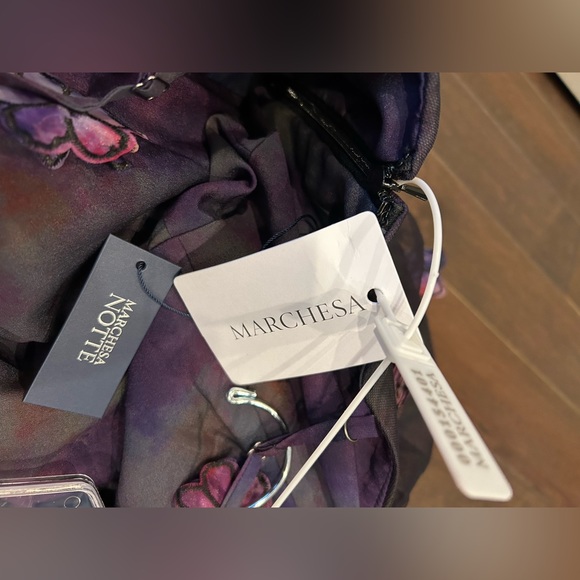 Marchesa Notte Ombré Tulle Gown - NWT - Picture 12 of 14